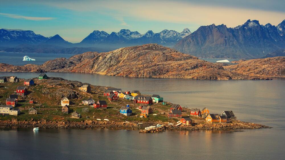 Traditional houses in Greenland