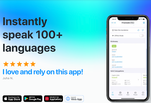 iTranslate Norwegian to English Translation App