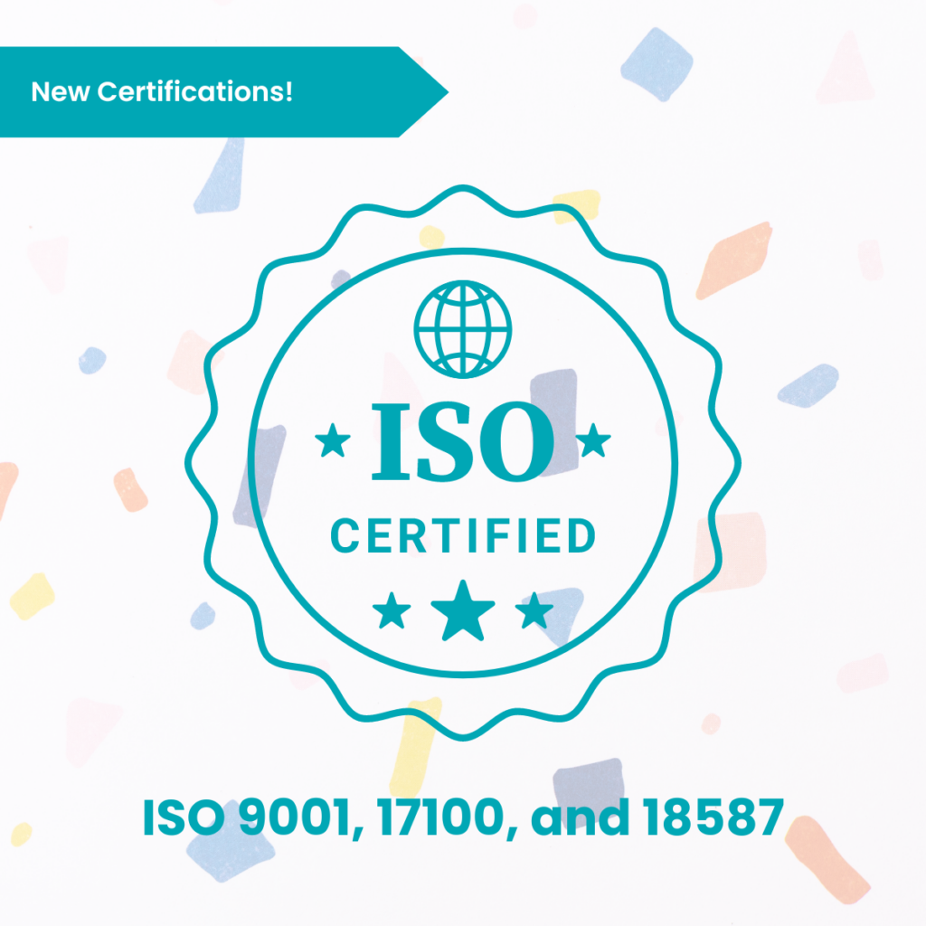 9001, 17100, and 18587